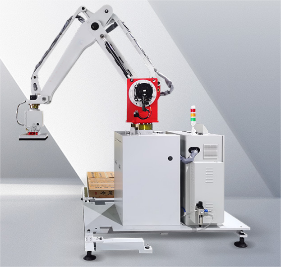 Customized Automatic Robotic Palletizer for Food Packaging Efficient Line Plastic Bucket Paper Bag/Carton/Cases/Box Packaging