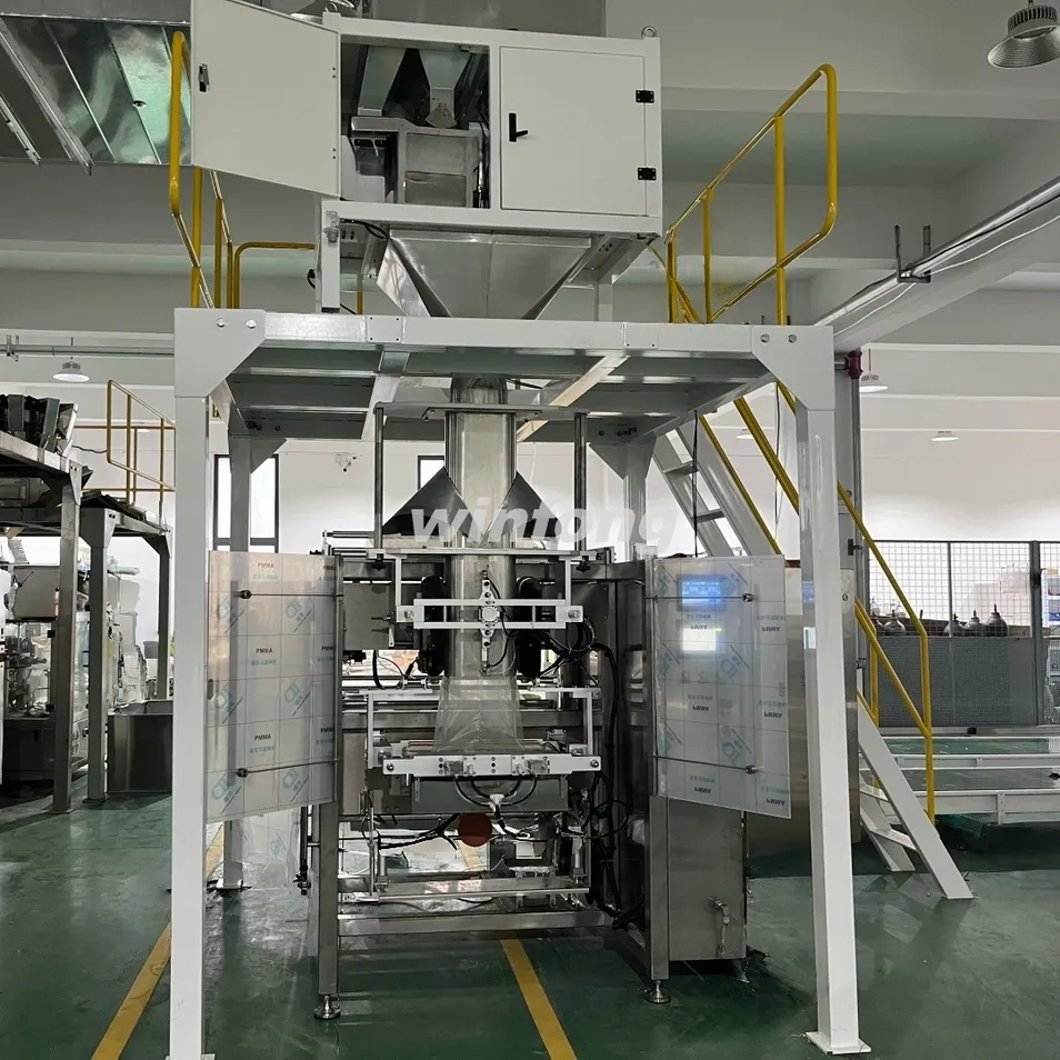 Automatic Big Bag Vertical Grains Pellets Filling Bagging Sealing Packing Machine