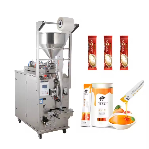 All-in-One Sachet Packaging System - Quick Changeover for Diverse Products From Spices to Liquid Condiments and Beyond.
