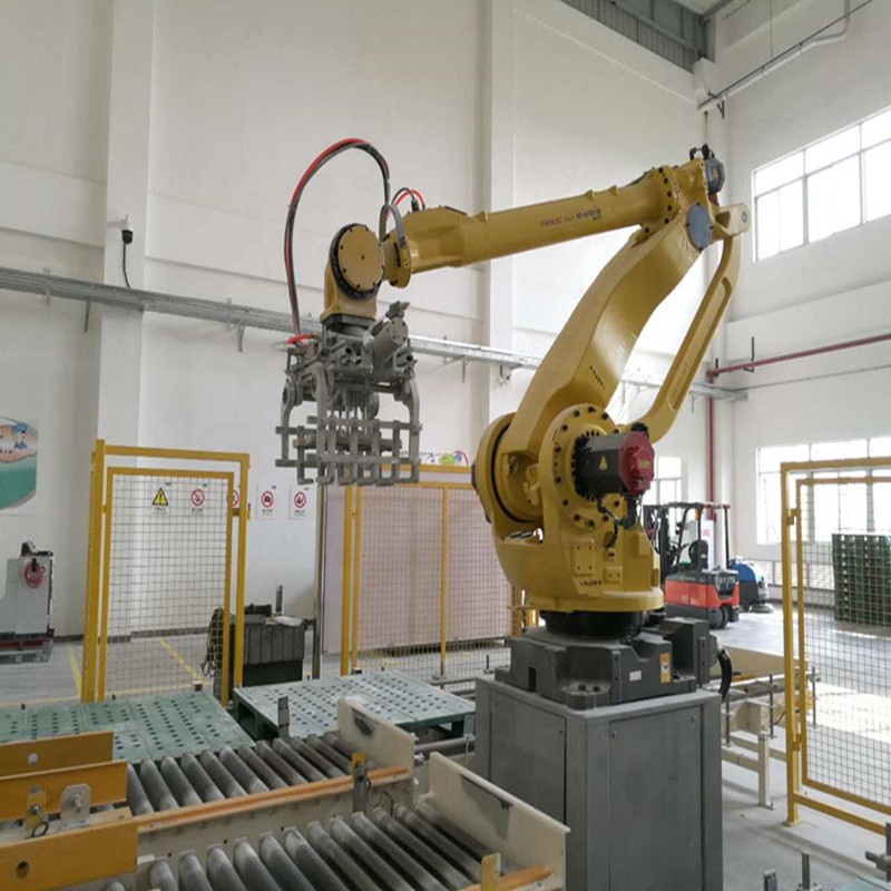 High-Speed Automatic Industrial Robot Palletizer Machine System for Plastic and Paper Packaging with Price