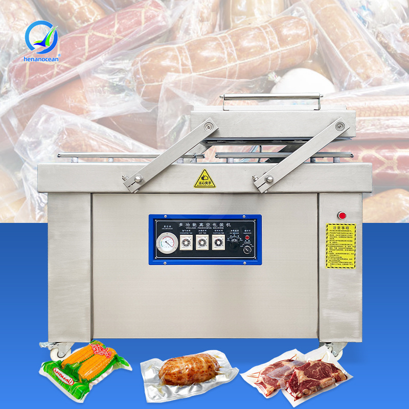 OCEAN Poultry Meat Package Equipment Automatic Kimchi Vacuum Cheese Pack Machine For Industrial Use
