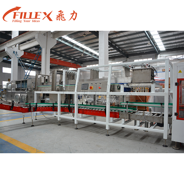 Full Automatic Online Pallet Wrapping Machine with Stretch Film Wrapping Shrinking Packing Machine
