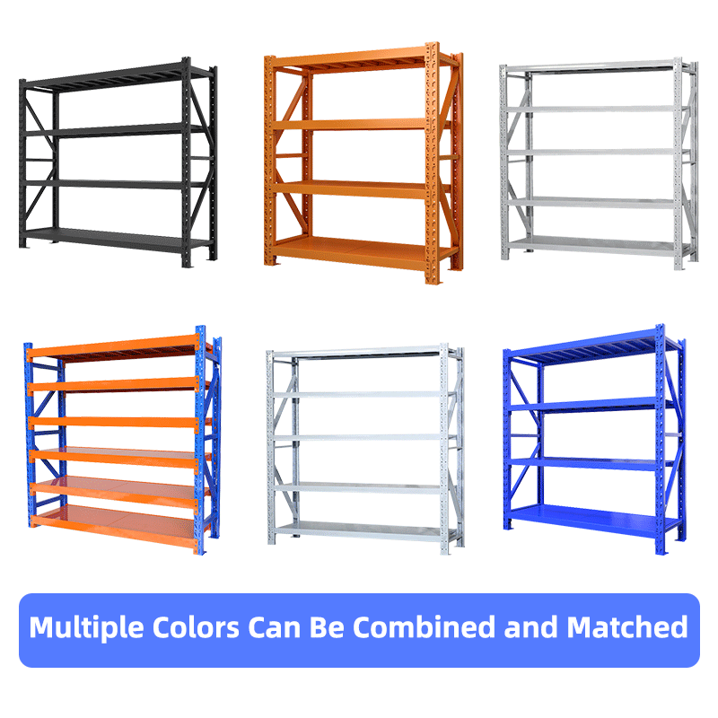 Heavy Duty Load-Bearing Multifuncional Warehouse Steel Boltless Storage Stacking Rack &amp; Shelves