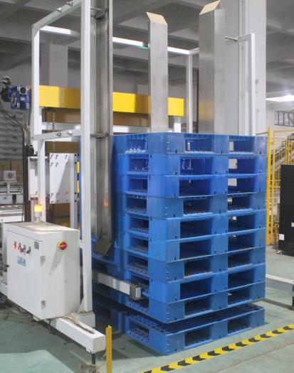 High Speed Automatic Pallet Depalletizer Efficient Industrial Pallet Unloading System for Express Parcel Distribution Hubs