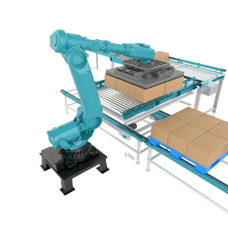 Advanced Automated Depalletizing and Palletizing Robot System for Warehousing