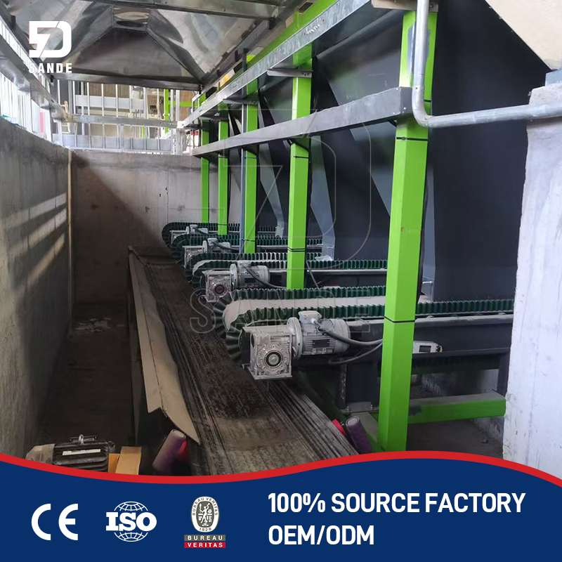 Adjustable Organic Compound Fertilizer Belt Conveyor Dynamic Automatic Weighing and Batching System