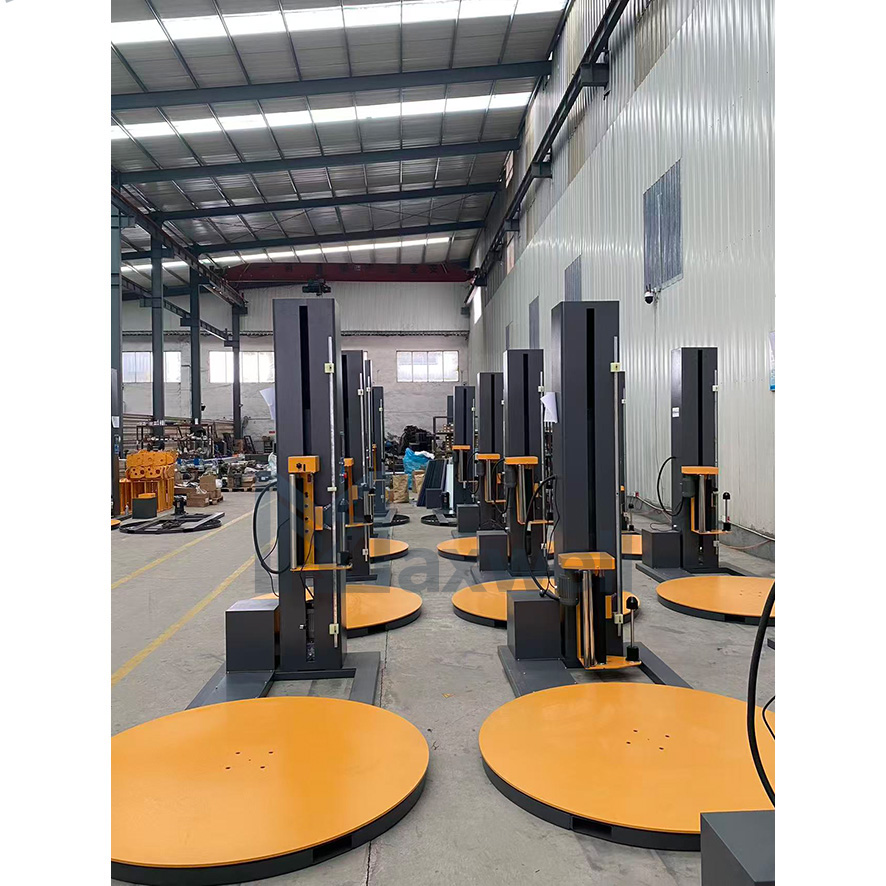 Pallet Wrapping Machine Full Auto Stretch Film Wrapper for Industrial Pallet Loads