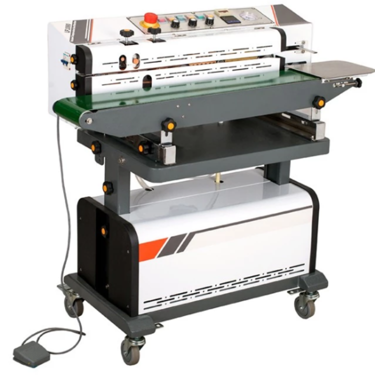 Automatic Continuous Vacuum Sealing Machine With Nitrogen Gas Filling Flush Sealing Machine