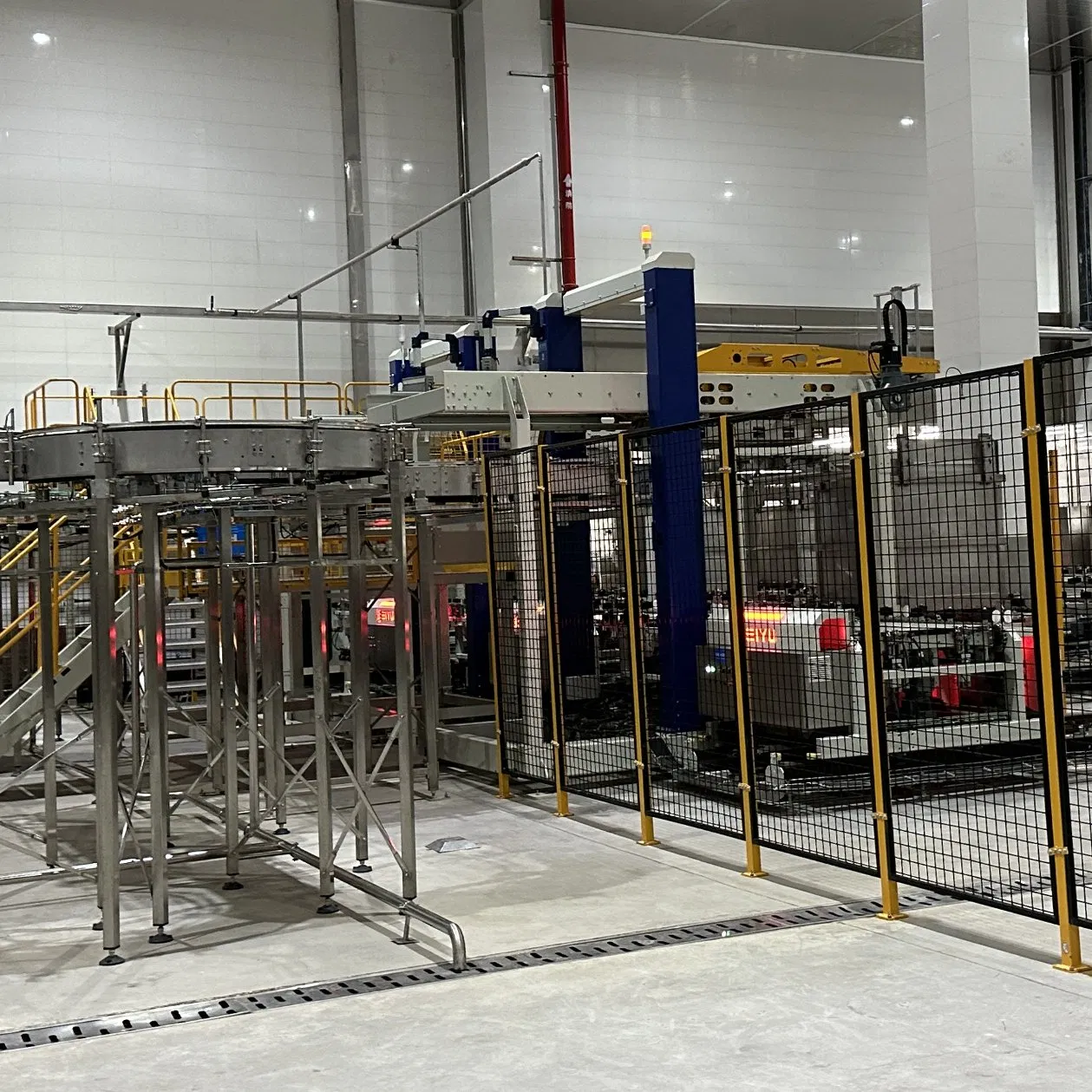High-Speed Can Depalletizing System Robotic Depalletizer for Canned Food