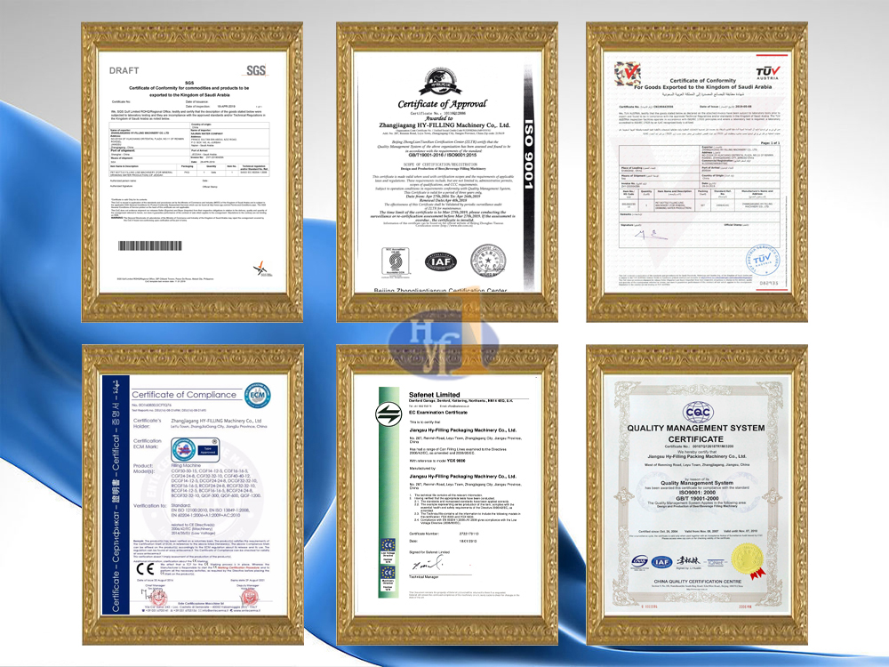 Certifications