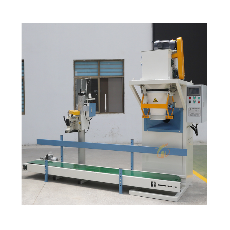 Semi-Automatic Belt Packing Machine For 5-50kg Electric Weighing Packaging Scale Food Grade Plastic/Paper Bags High-Accuracy
