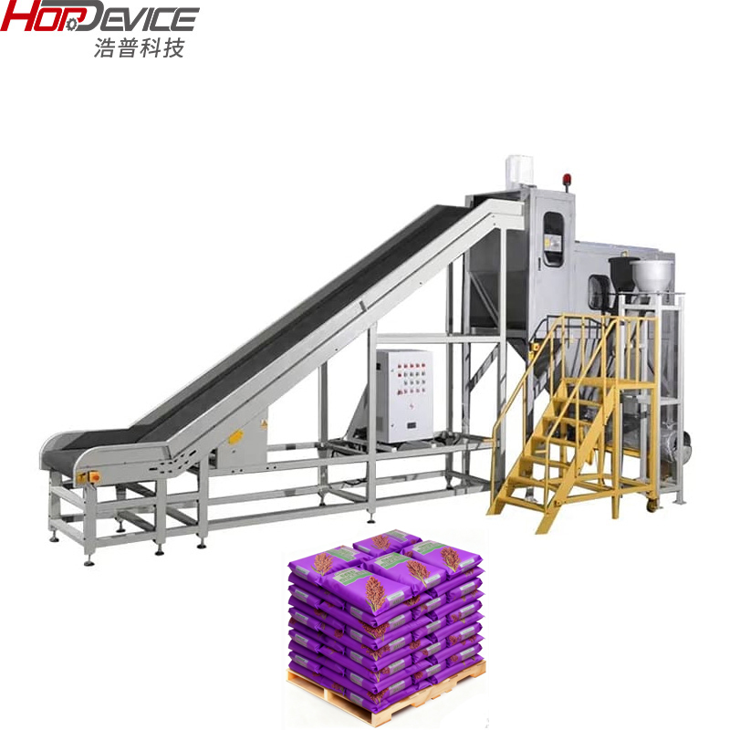 Industrial High-Speed Depalletizing &amp; Bag Breaking System for Modified Plastics