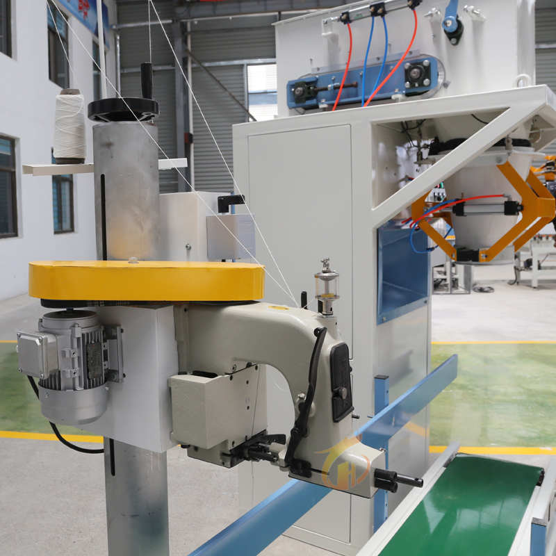 Semi-Automatic Belt Packing Machine For 5-50kg Electric Weighing Packaging Scale Food Grade Plastic/Paper Bags High-Accuracy