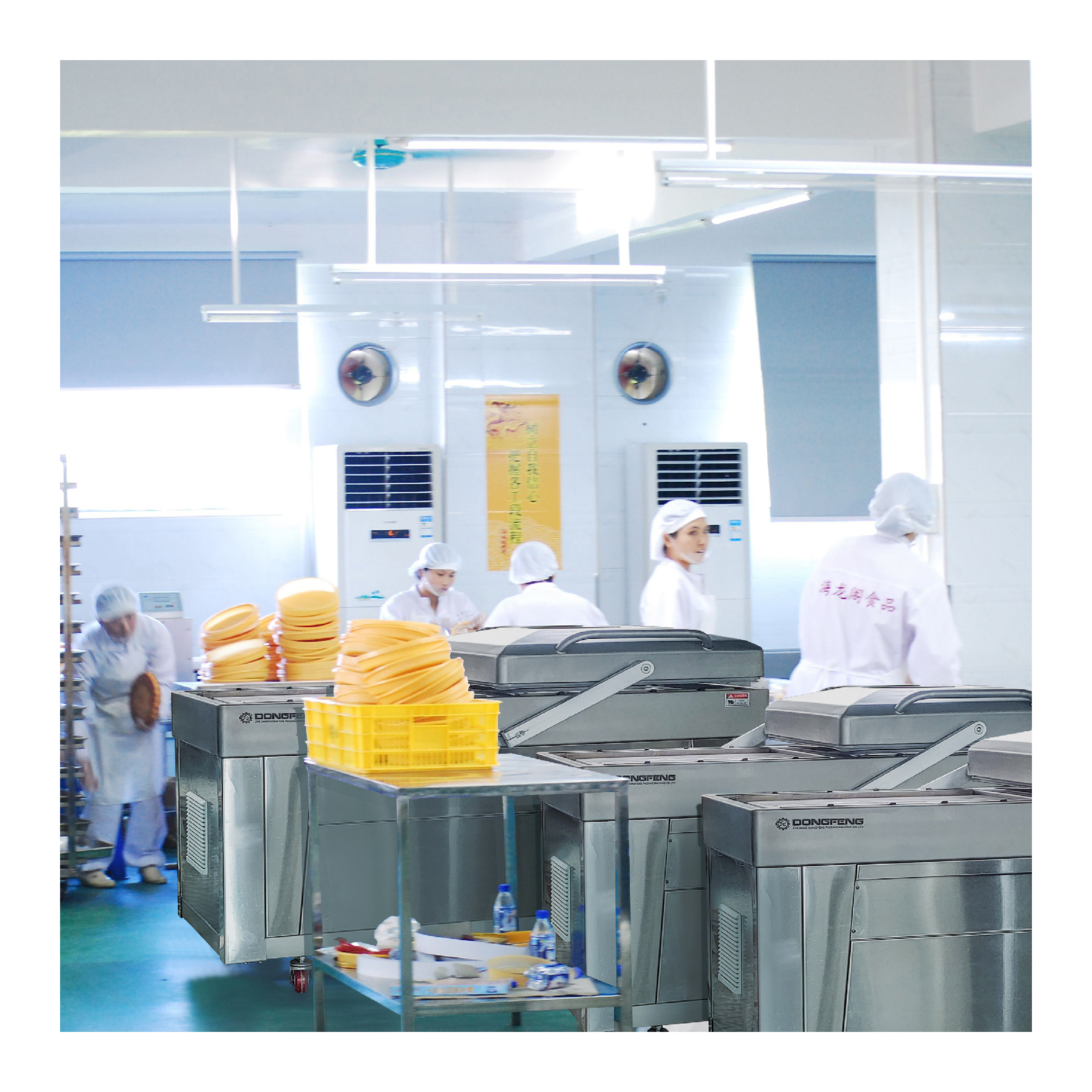 Commercial Double Chamber Vacuum Sealing Packaging Machine Sealer With Piston Wireless Welding And Individual Electrical Box