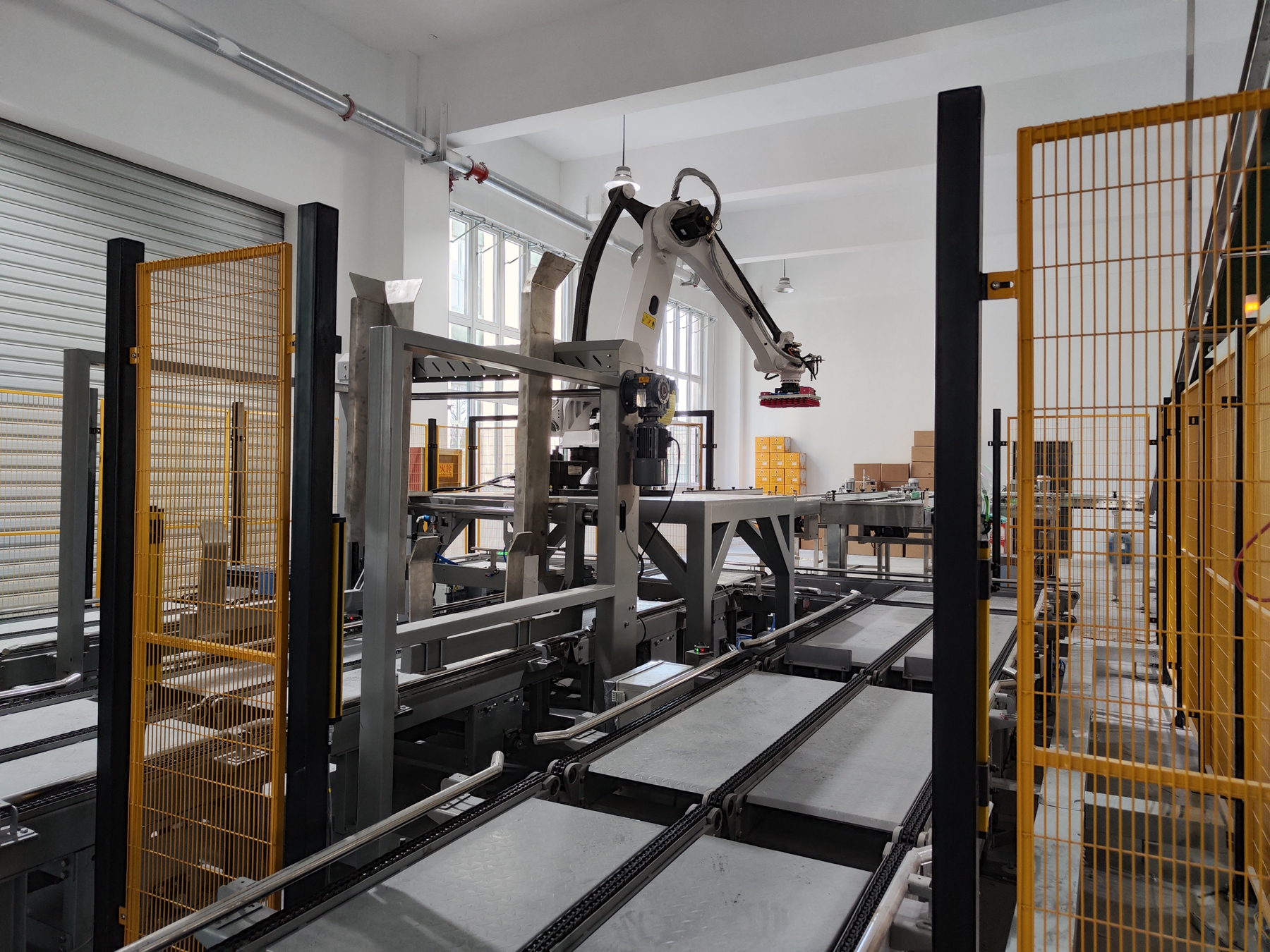 Intelligent Palletizing Robot, Fully Automatic Carton Palletizing Machine for Large Processing Plants