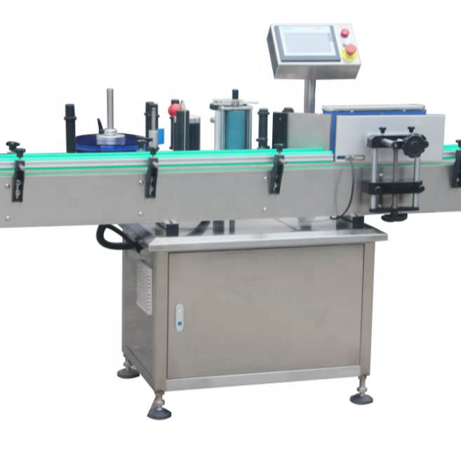 Factory Automatic Vertical Round Bottle Sticker Labeling and Coding Machine