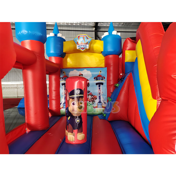 Outdoor Inflatable Game Bouncy Castle Paw Patrols Inflatable Bouncer Combo Cartoon Inflatable Bounce House With Slide for Kids
