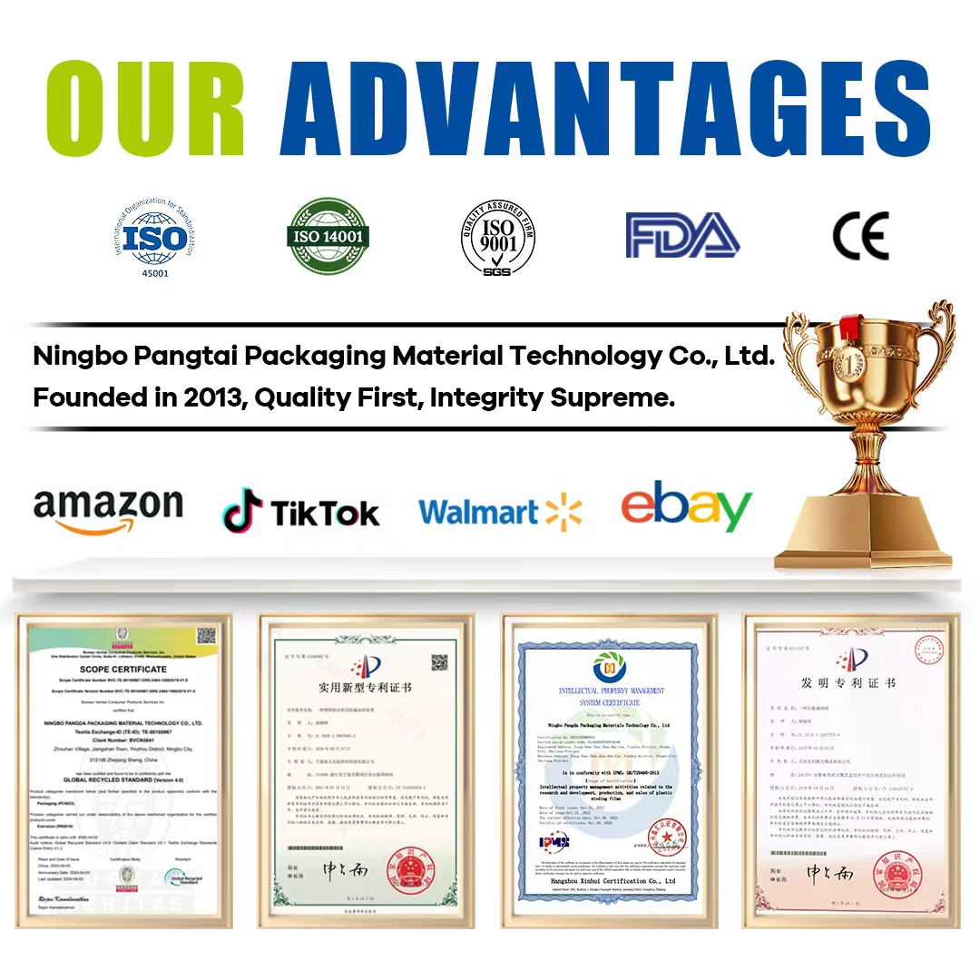 Pangda EU EPR - Compliant Cold - Resistant Wrapping LLDPE Shrink Wrap Plastic Packing Film Polyethylene Clear Stretch Film