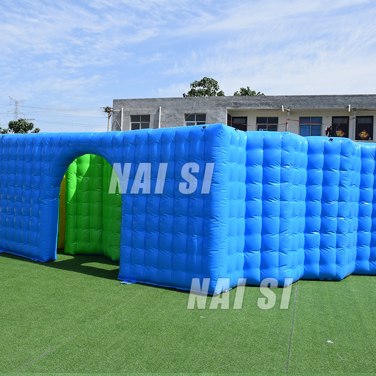 Popular Outdoor Commercial Inflatable Laser Cartoon Maze Game for Kids