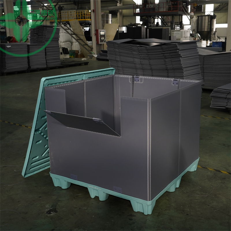 High Quality Wholesale ODM OEM Foldable Plastic Crate Pallet Sleeve Box For Transportation Of Automotive Components