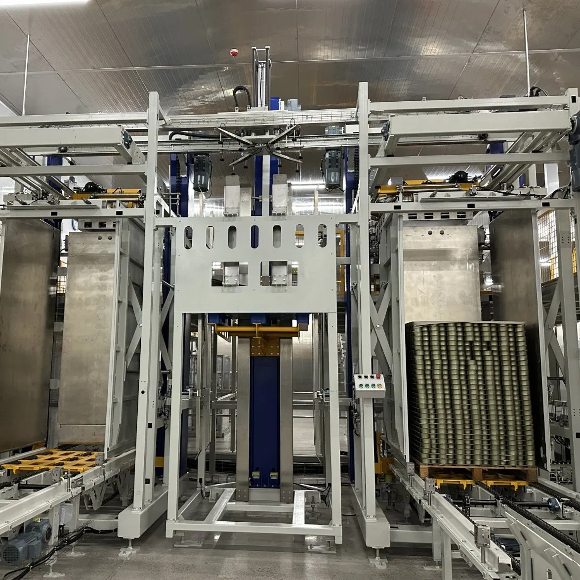 High-Speed Can Depalletizing System Robotic Depalletizer for Canned Food