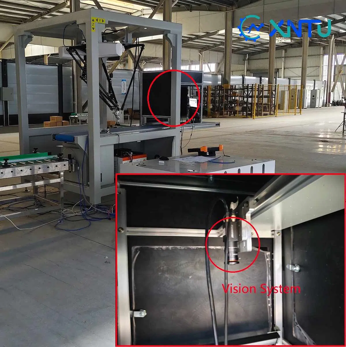 Customizable 1-4 Robot Delta Case Packer-CE/FDA Approved Automatic Packaging System for Irregular Goods