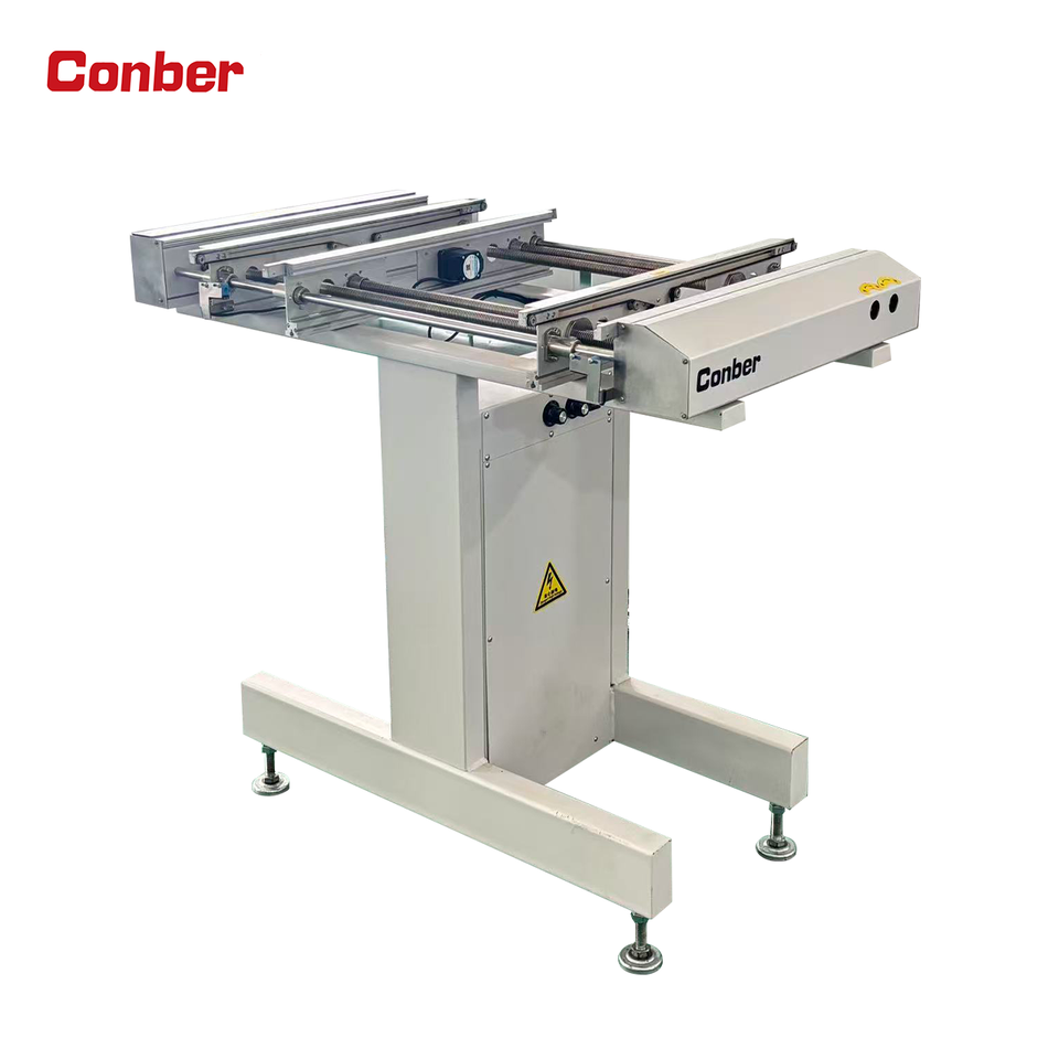 Cost Efficiency Dual Track SMT Cooling Conveyor System with PLC Control and Motor-Driven Automation