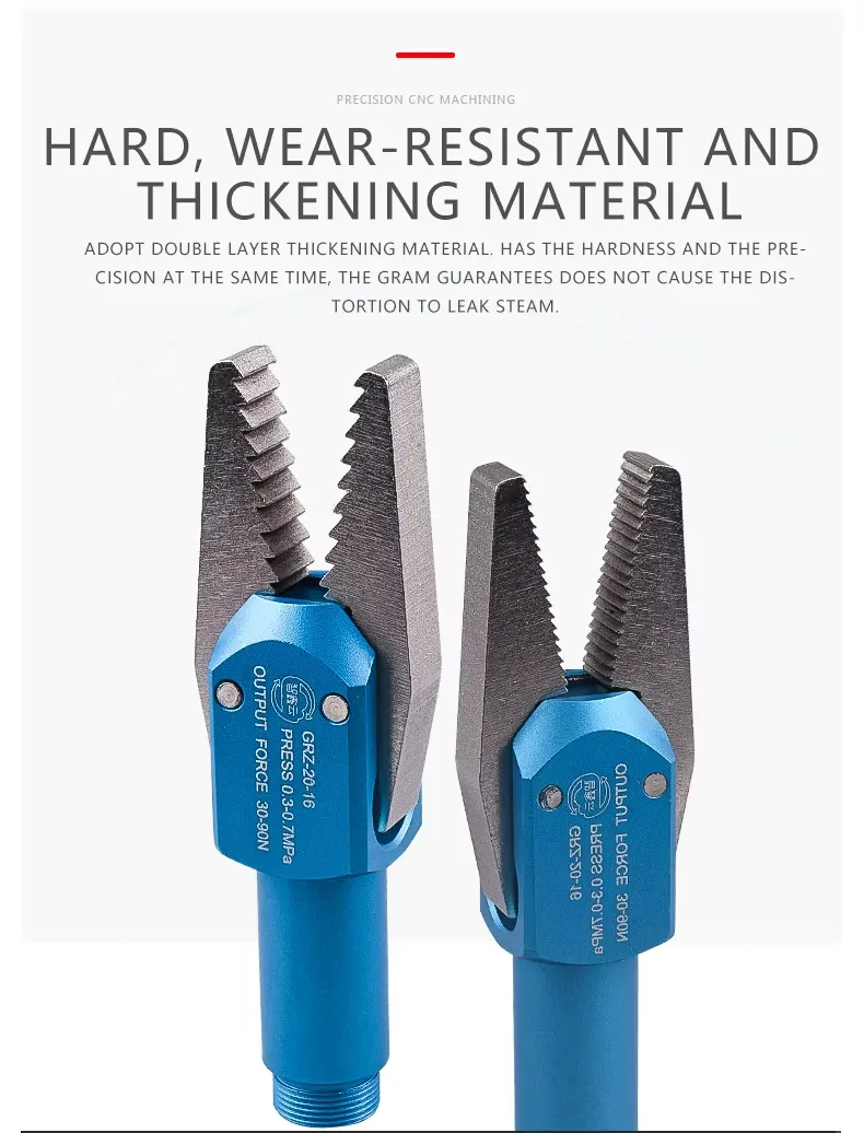 Pneumatic Finger Gripper Product Sheet 2