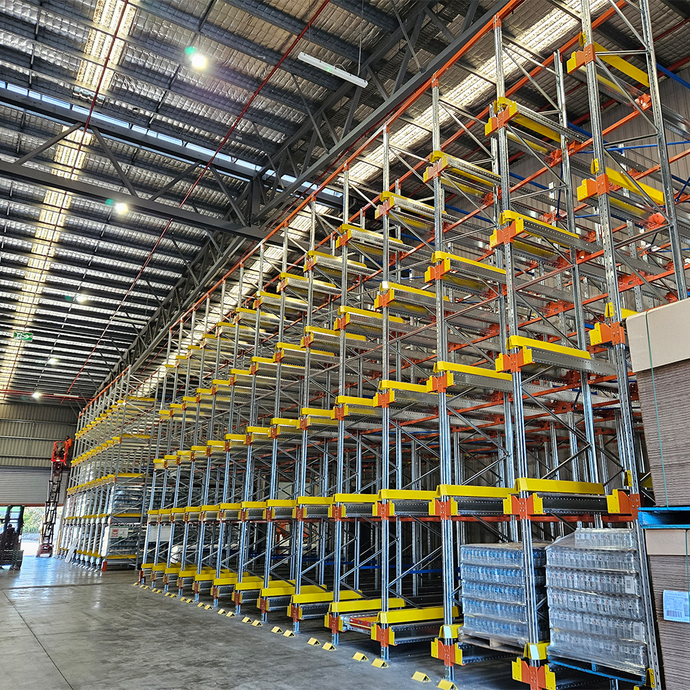 Jracking CE Certified Automated Four Way Radio Shuttle River-type Pallet Racking System For Industrial Warehouse