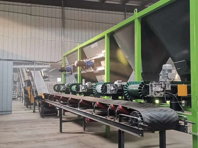Adjustable Organic Compound Fertilizer Belt Conveyor Dynamic Automatic Weighing and Batching System