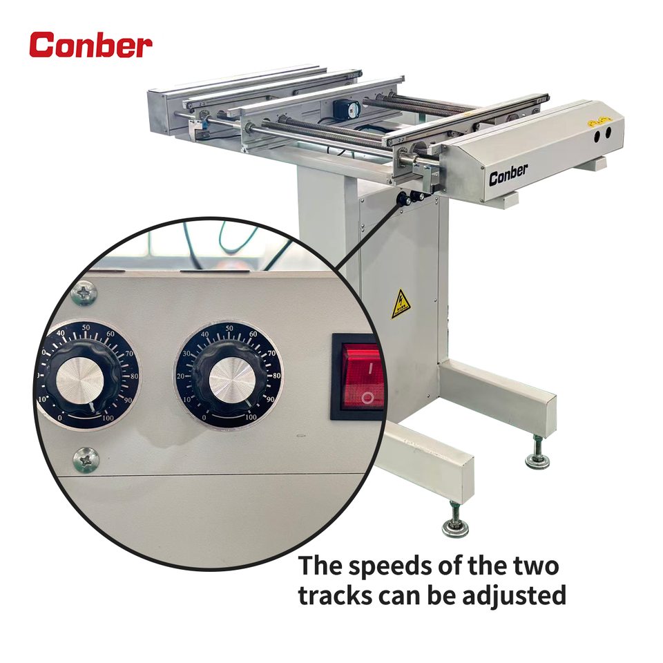 Cost Efficiency Dual Track SMT Cooling Conveyor System with PLC Control and Motor-Driven Automation