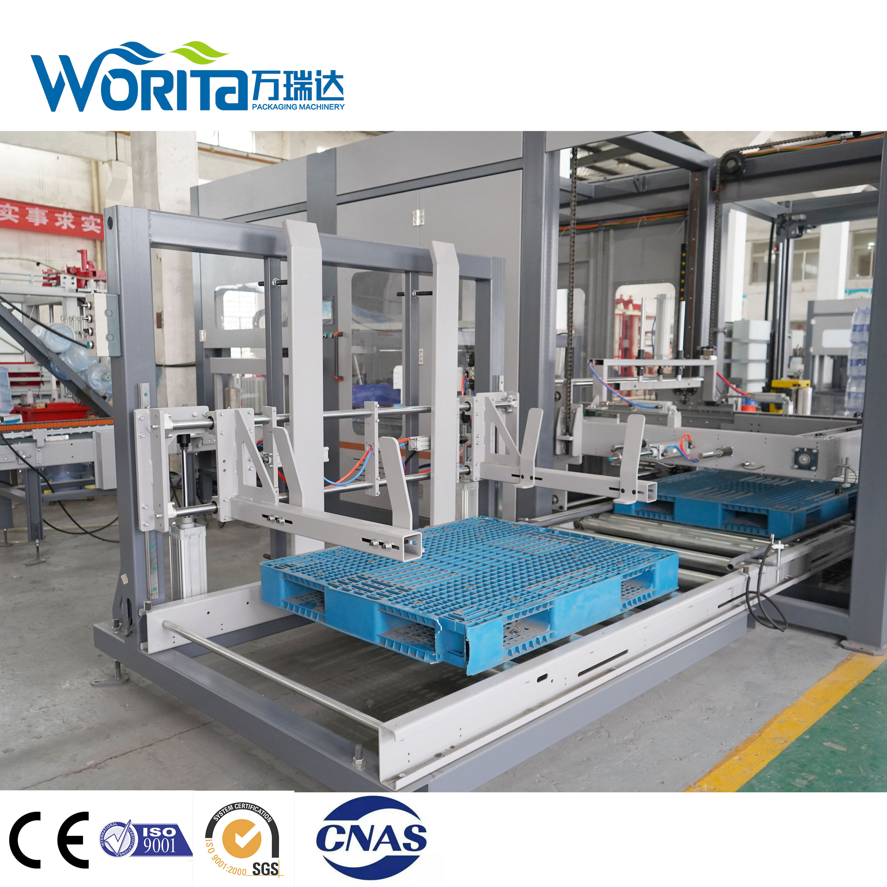 Fine Chemical Efficient Automatic Packaging Palletizing Production Line Spider Hand Robot System Flexible Pouch Palletizer