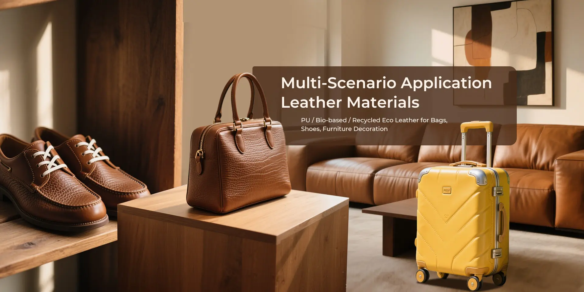 JiangXin eco-friendly synthetic leather product range