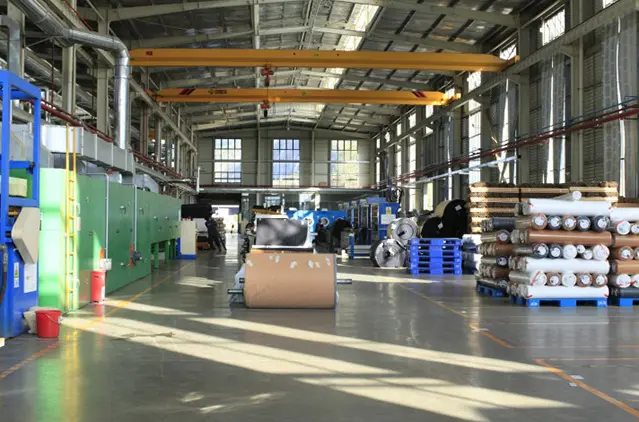 Landscaped company environment at JiangXin factory