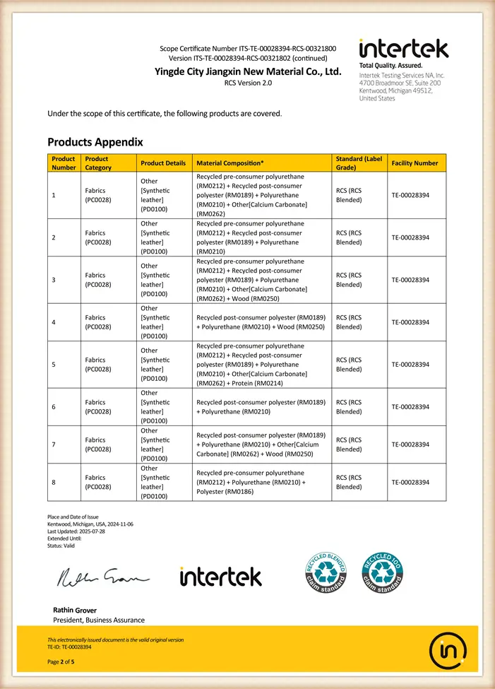 JiangXin New Material certificate 02