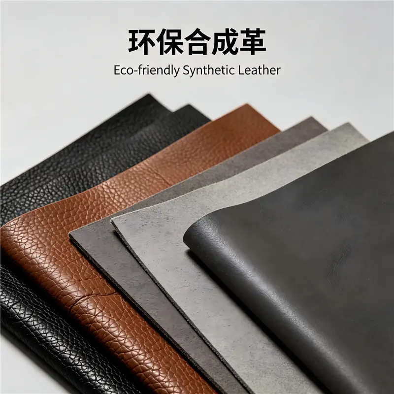 OEM Eco-Friendly Sustainable Synthetic Leather Manufacturer, Factories