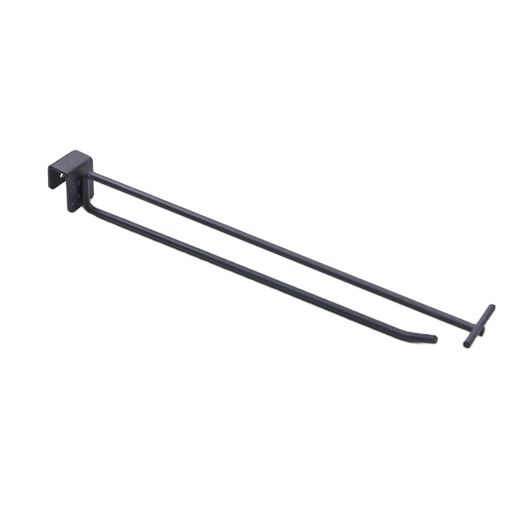 Supermarket Rack Accessories Hook Square Pit Plate Hole Plate Mesh Light Duty White/Grey Single Branch Double Pole Hook