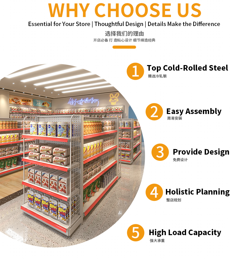 Supermarket Shelf and Storage Rack Display 10