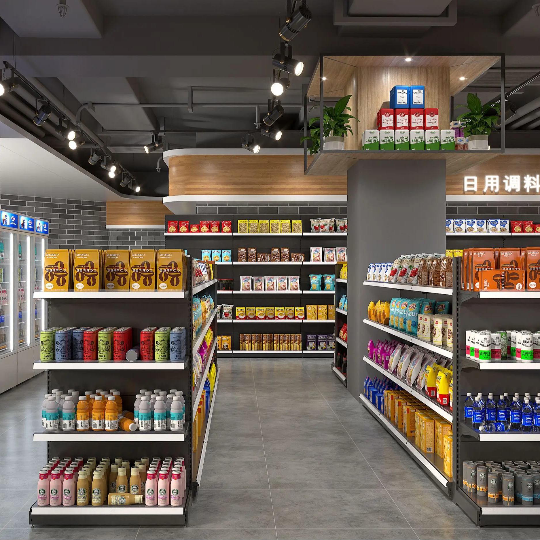 Hot Supermarket Shelf Heavy-Duty Metal Steel Rack for Stores 120KG Layer Capacity Single or Double-Sided Usage