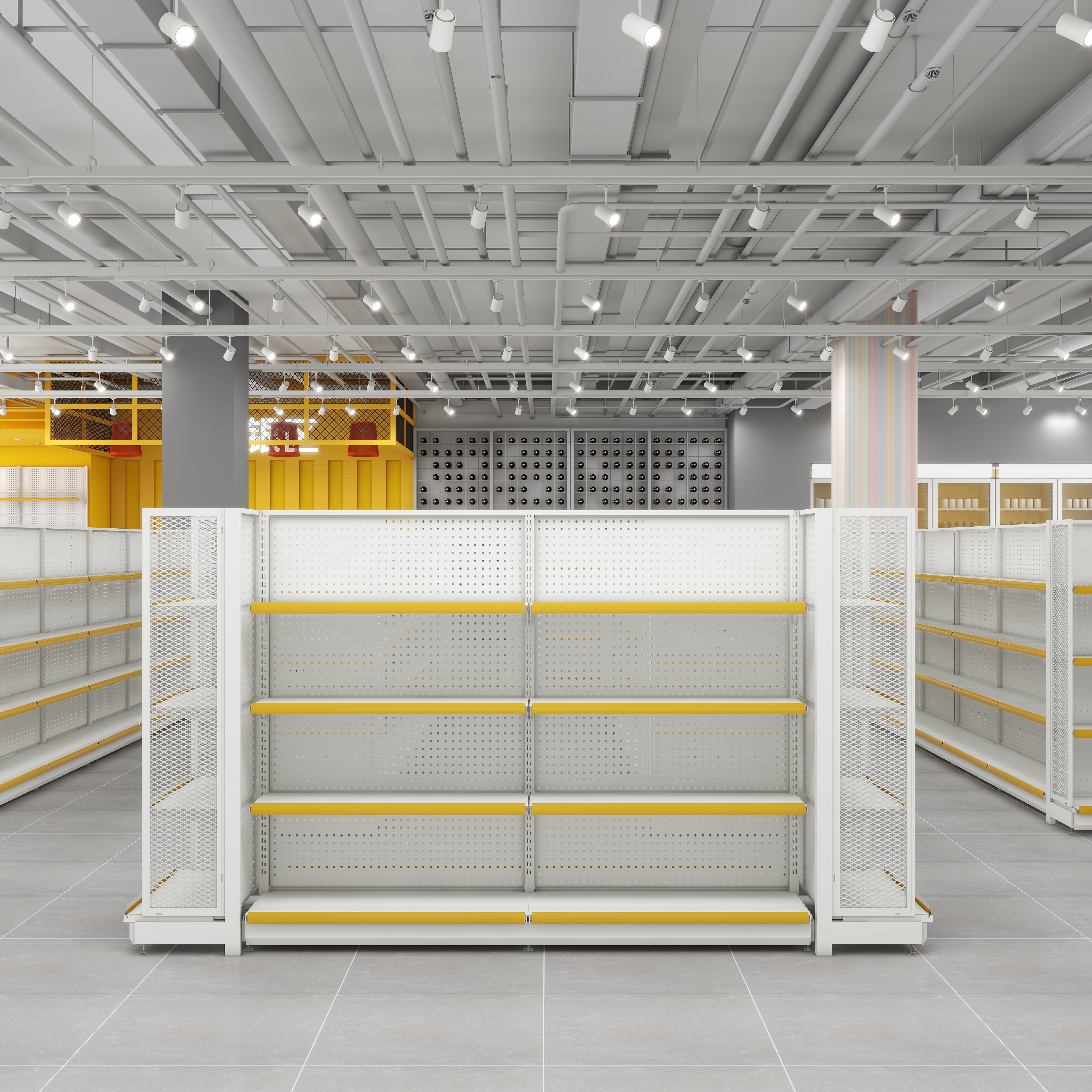 Convenience Store Shelves, Storage Shelves, Snack Shelves, Supermarket Shelves