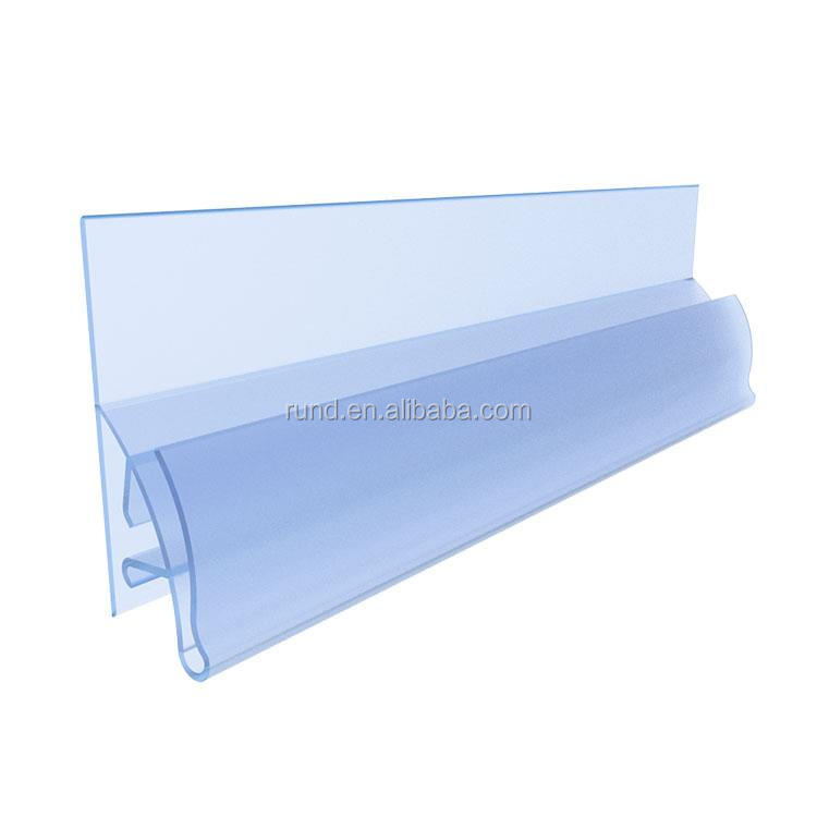 Customized PVC Supermarket Convenience Store Price Tag Strip Plug-in Grocery Store Shelves Department Store CN;GUA Clip Strip