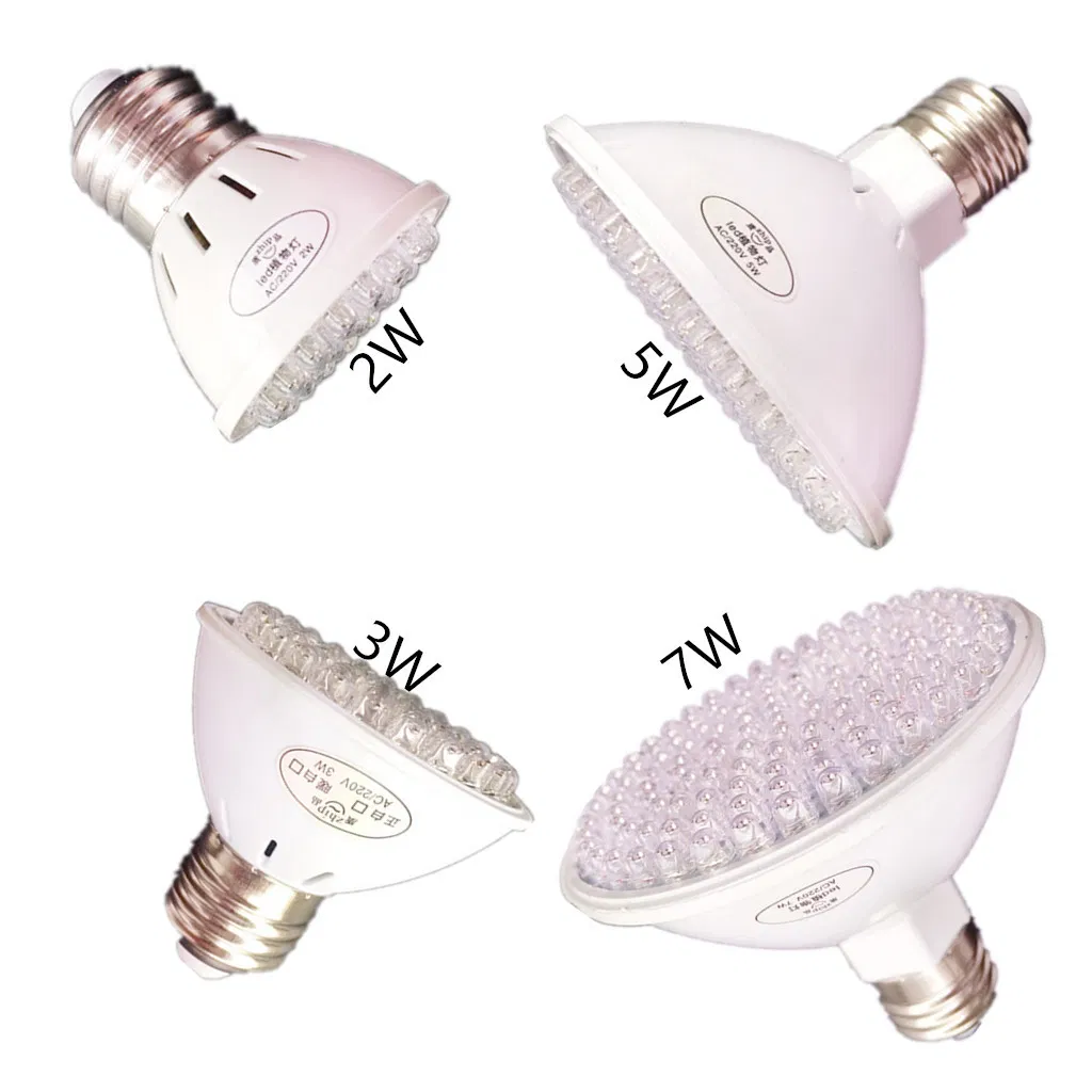 E27 360 Degrees 3W 5W 7W LED Plant Grow Light