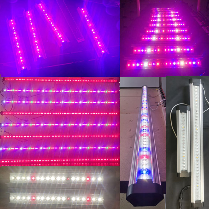 100W Undercanopy LED Grow Lights Bar Edge Lighting for Indoor Plants Full Spectrum Deep Red Supplemental Under Canopy Plant Lamp