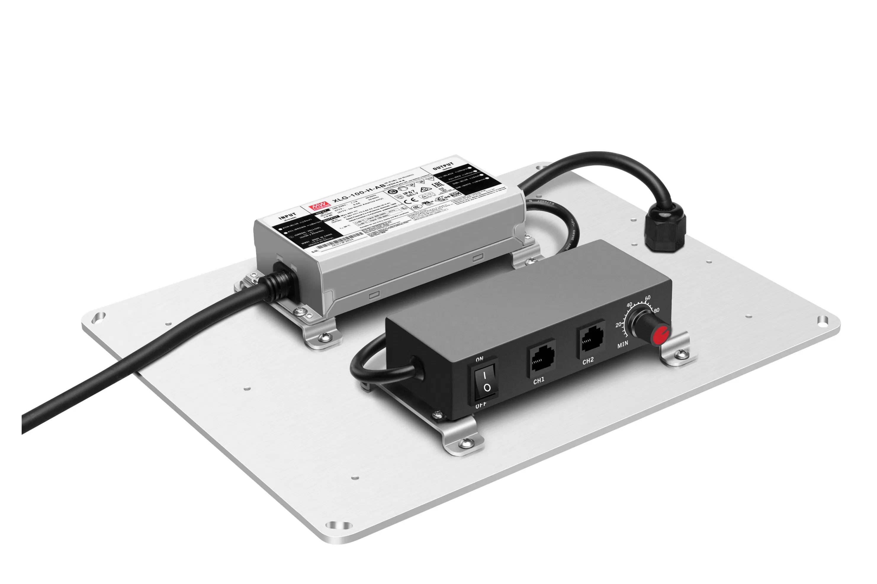 Quantum Board-Q 120W Smart Control Dimmable High Ppfd/Best in Field LED Grow Light Dlc Approved Full Spectrum Efficacy up to 2.7 Umol/J