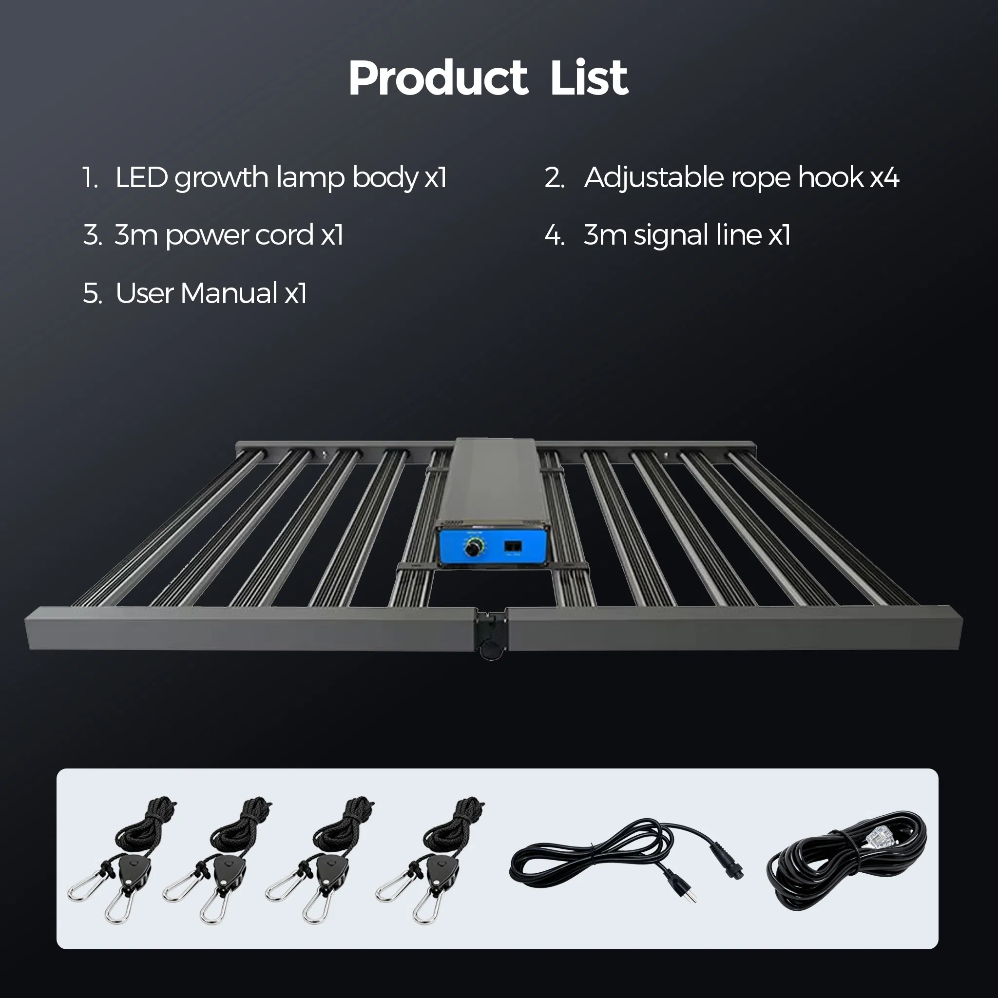800W 8bars High Efficacy LED Grow Light with IR UV Full Spectrum for Commercial Greenhouse