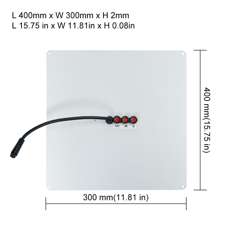 Full Spectrum Indoor Plant LED Grow Lights for Beginners with IR/UV/R/B