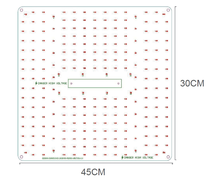Samsung Large-Scale Professional Mj Flowering&Booster LED Grow Light with Replaceable Dimmable UV Manufacturer