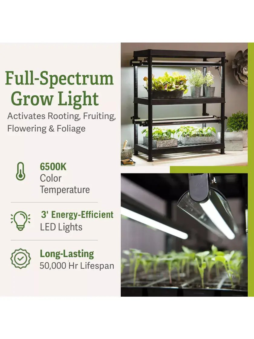 Factory Direct Modular LED Stack-N-Grow Light System for Gardening Indoors