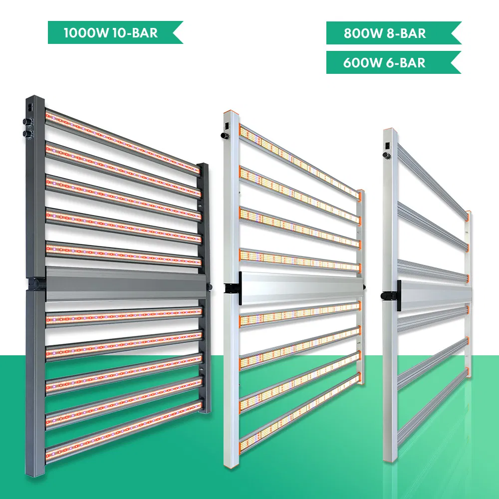320W Full Spectrum LED Grow with Dimming Plant Light for Hydroponics Succulents Easy to Assemble Foldable