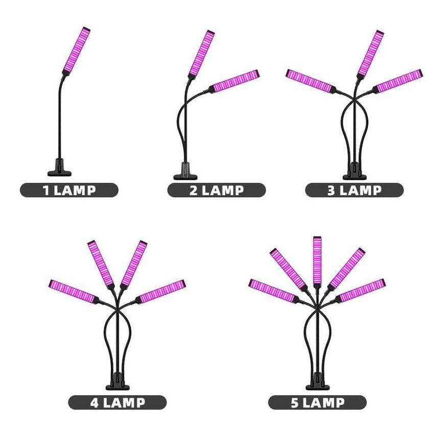 Factory Direct Supply Indoor LED Growing Light Full 36o Degree Dimmable Flexible Spectrum Lamp Plant Hydroponic Grow Light